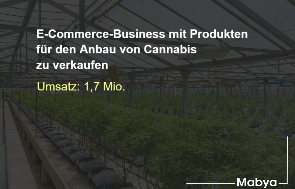 Cannabis-Branche: E-Commerce-Unternehmen (kein CBD) zu verkaufen [Werbung]