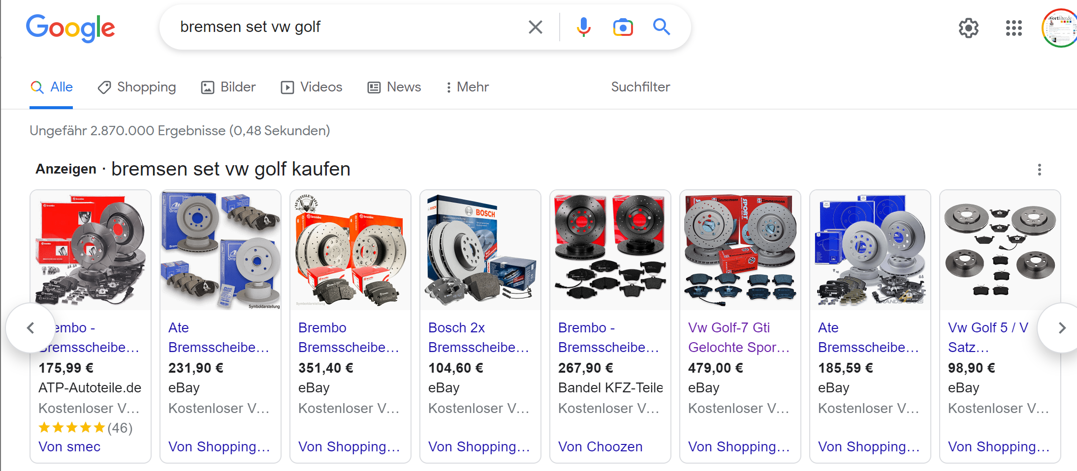 eBay Angebote für Google Shopping optimieren