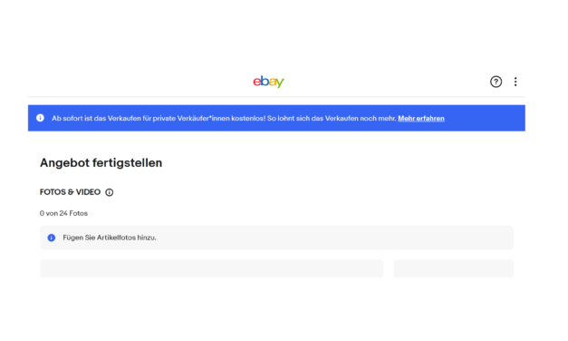 Kommentar: eBay schafft die Gebühren ab