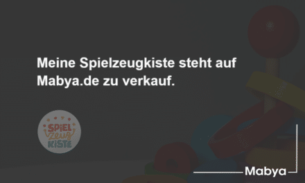 Meine Spielzeugkiste steht auf Mabya.de zu verkauf.