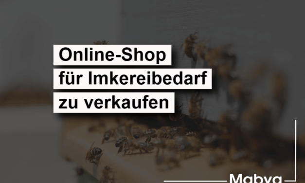 Online-Shop für Imkereibedarf zu verkaufen