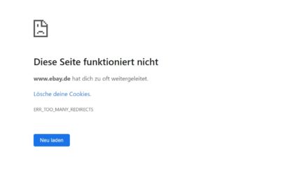 eBay: Der -999 Fehler erklärt