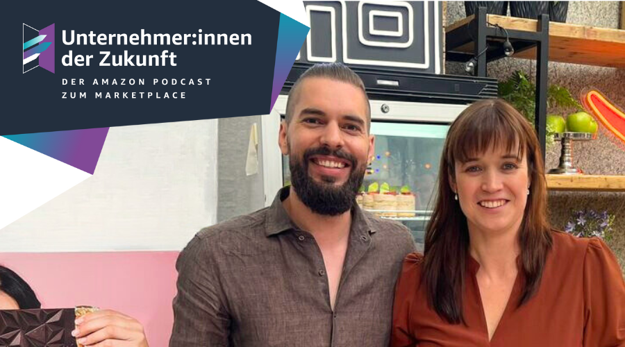 Stefanie und Julian Bengelmann von „Stefanie Bengelmann Schokoladen Sommeliére“ im #UdZ Podcast zum Amazon Marketplace