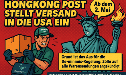 Hongkong Post stellt Warenversand in die USA ein