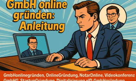 Anleitung: GmbH online gründen & mit Videocall