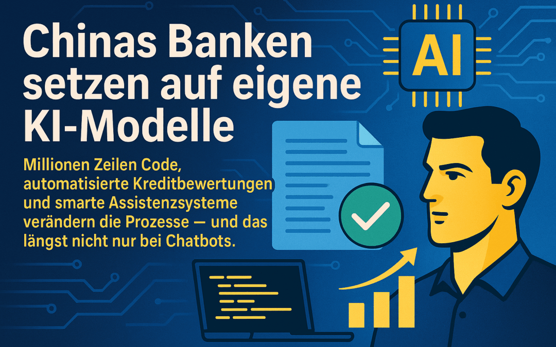 Chinas Banken setzen auf eigene KI-Modelle