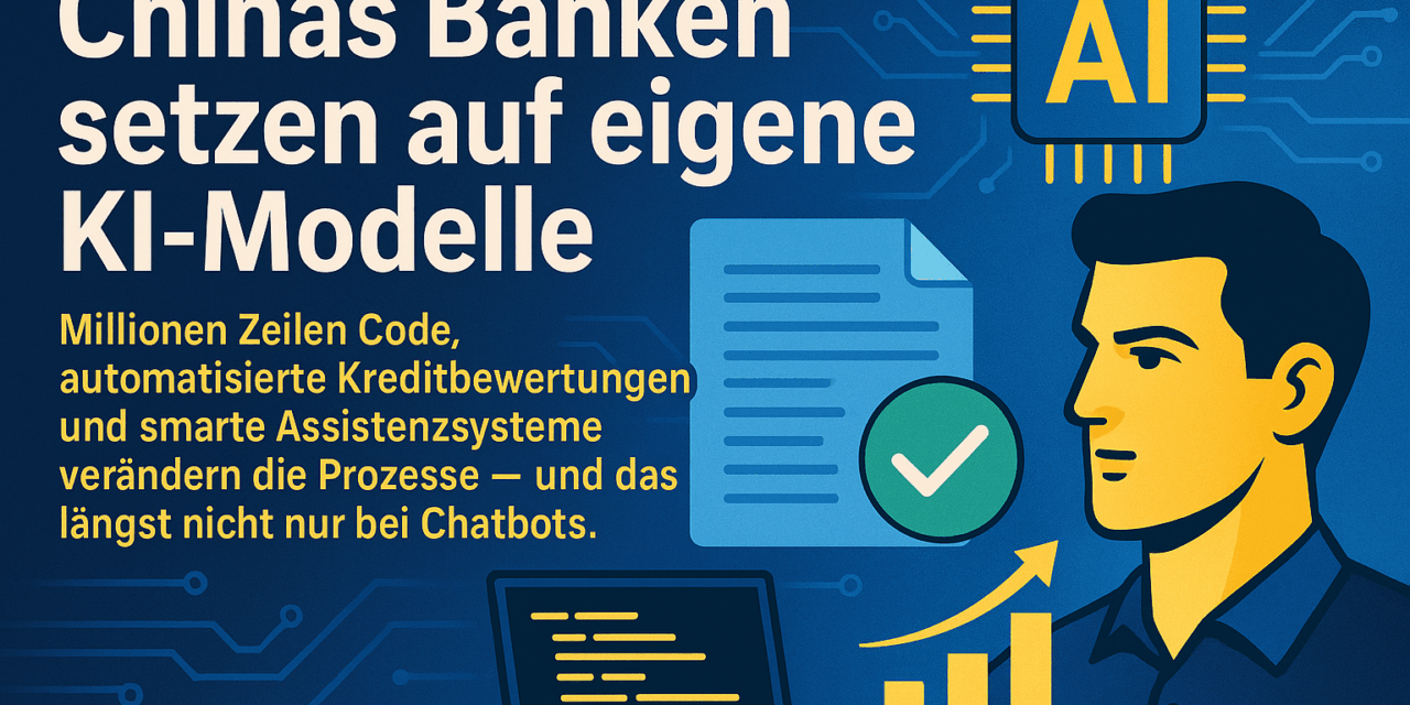 Chinas Banken setzen auf eigene KI-Modelle