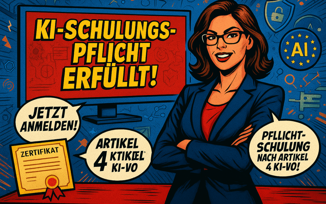Pflicht statt Kür: Jetzt Mitarbeitende zur sicheren KI-Nutzung schulen lassen!