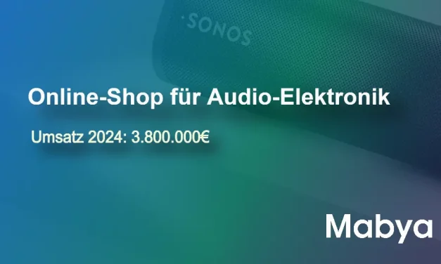 Online-Shop für Audio-Elektronik mit 3,8 Mio. Umsatz zu verkaufen