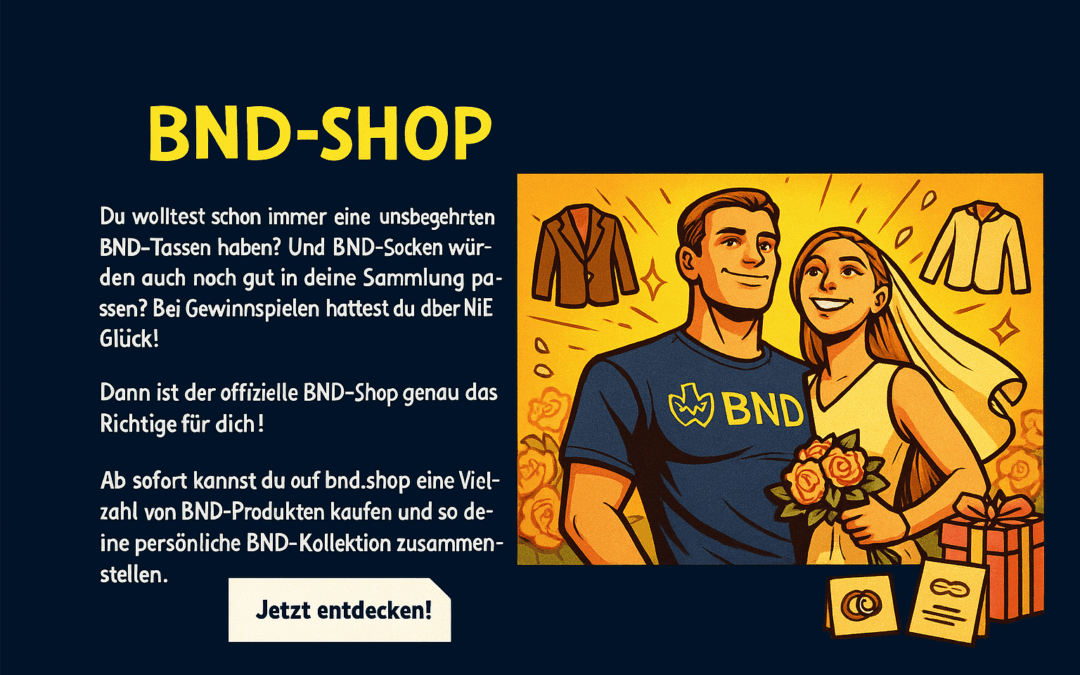 BND startet offiziellen Online-Shop