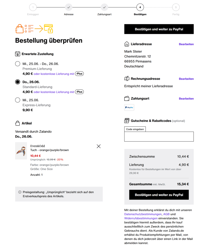 Materialangabe Bestellübersicht, Fashion E-Commerce, Abmahnung Textilkennzeichnung, LG Berlin, Amazon Fashion, eBay Mode, Zalando Händler, Verbraucherrecht, Plattformrecht, TextilkennzG