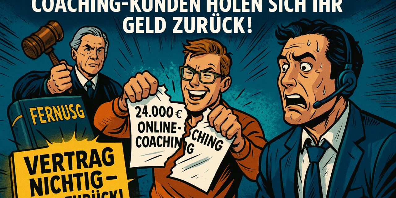BGH Urteil: Alle Online Coaching Kunden bekommen Geld zurück