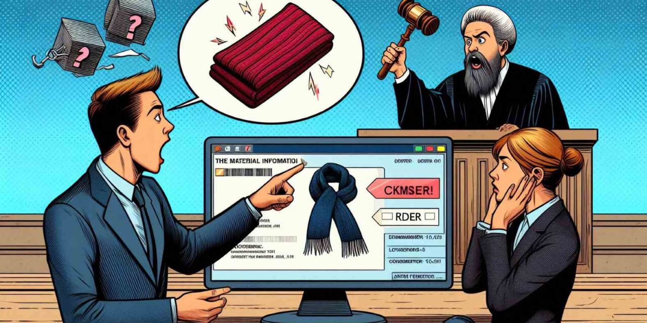 Urteil: Seller müssen im Checkout Stoffangaben anzeigen