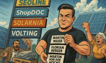 Martin von der Hocht Firma Solarnia pleite & Betrugsverdacht