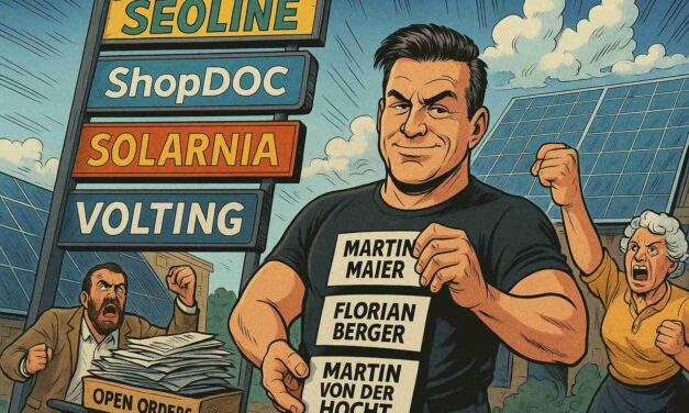Martin von der Hocht Firma Solarnia pleite & Betrugsverdacht