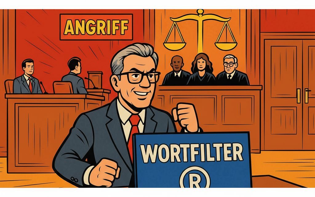 Meine Marke „Wortfilter“ ist angegriffen worden.