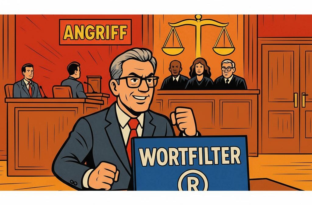 Meine Marke „Wortfilter“ ist angegriffen worden.