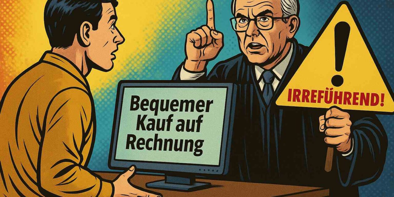 Urteil: Aufgepasst bei „Kauf auf Rechnung“ – Das müsst ihr beachten. Abmahnungen drohen.