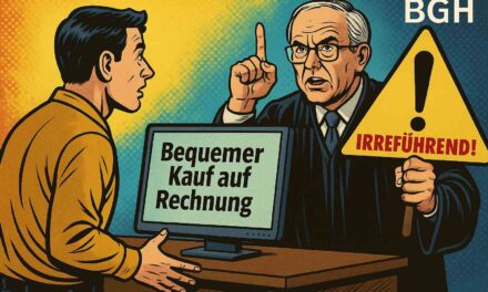 Urteil: Aufgepasst bei „Kauf auf Rechnung“ – Das müsst ihr beachten. Abmahnungen drohen.