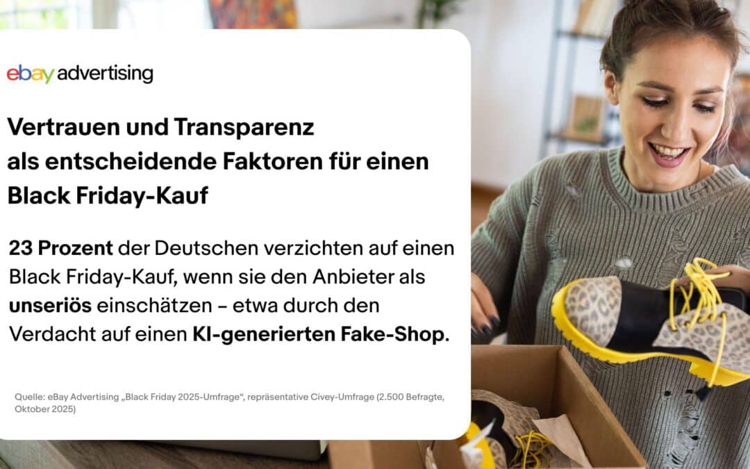 Black Friday-Umfrage: Vertrauen und Transparenz sind für deutsche Konsument*innen entscheidende Faktoren