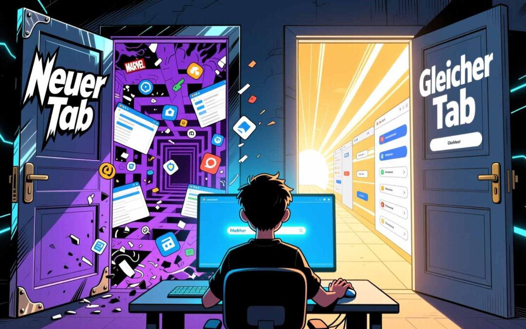 Wissen: Öffnet Links immer in einem neuen Tab