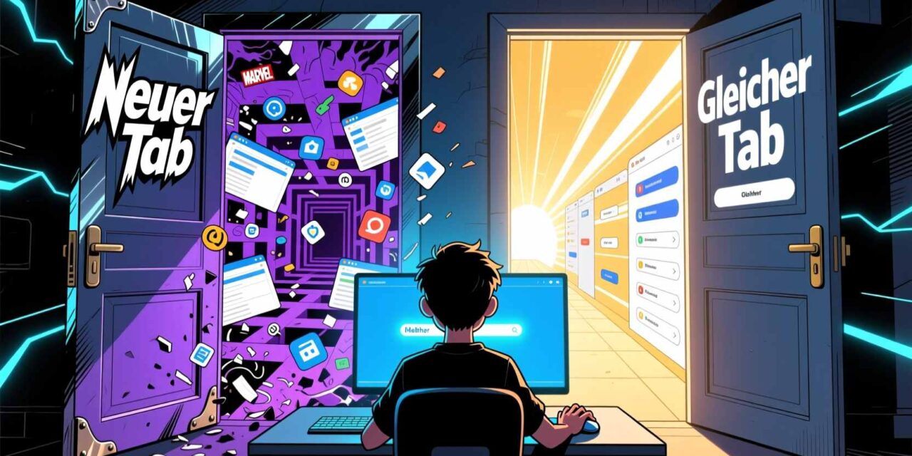 Wissen: Öffnet Links immer in einem neuen Tab