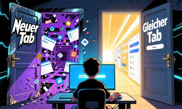 Wissen: Öffnet Links immer in einem neuen Tab