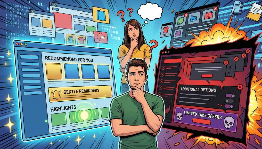 Was ist Nudging? Der kleine Bruder von Dark Pattern?