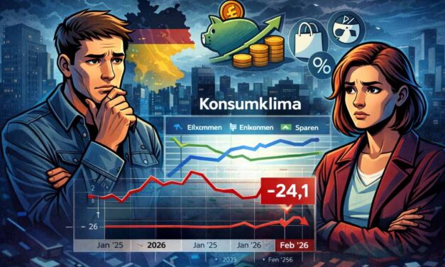 Konsumklima hellt sich leicht auf – bleibt aber deutlich im Minus