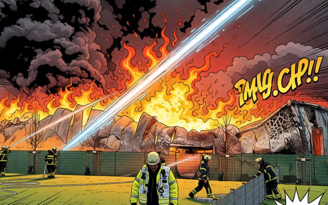 Großbrand bei Omnideal: Lagerhalle in Hürth nicht mehr zu retten