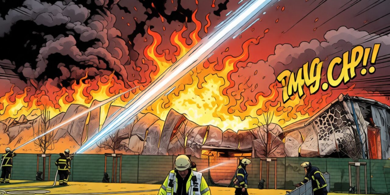 Großbrand bei Omnideal: Lagerhalle in Hürth nicht mehr zu retten