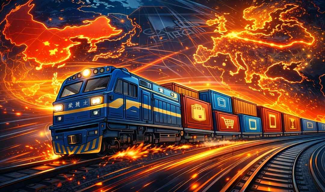 Import mit Zug aus China: Warenvolumen rapide gestiegen