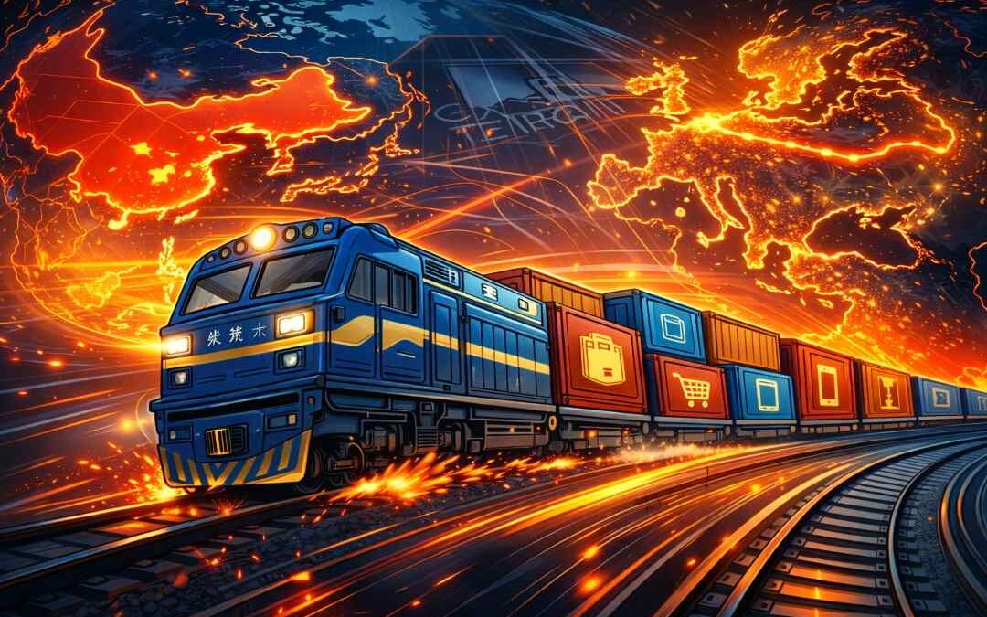 Import mit Zug aus China: Warenvolumen rapide gestiegen