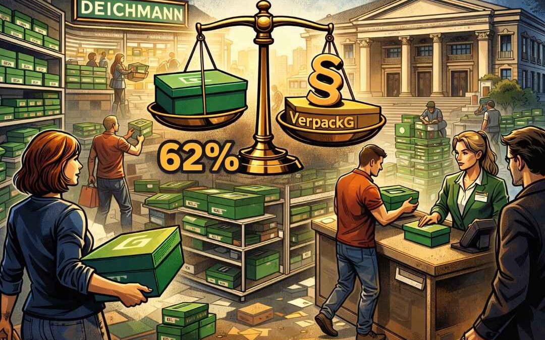 ZSVR: Auch Deichmann muss sich nach dem VerpackG registrieren