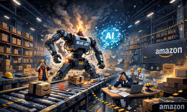 Amazon zieht neuen KI-Lagerroboter „Blue Jay“ zurück