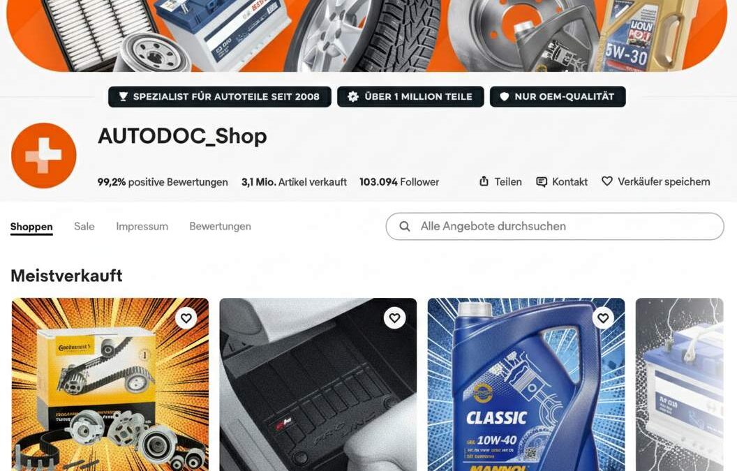 AUTODOC nicht mehr auf eBay.de: was ist da passiert?