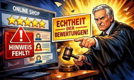 Fakebewertungen Urteil: Du musst darauf hinweisen