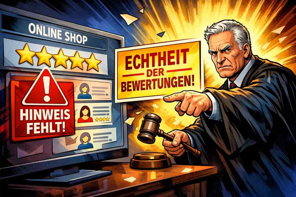Fakebewertungen Urteil: Du musst darauf hinweisen