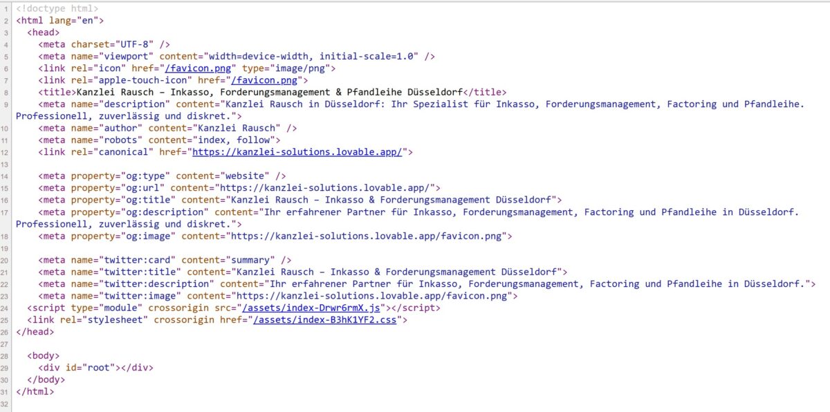 Kanzlei Rausch Düsseldorf