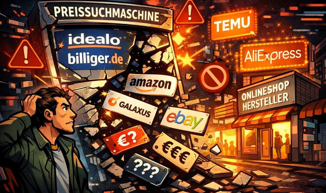 Preissuchmaschinen kaputt: Warum Idealo und billiger.de Verbraucher heute in die Irre führen