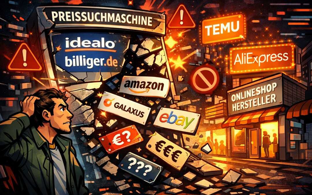 Preissuchmaschinen kaputt: Warum Idealo und billiger.de Verbraucher heute in die Irre führen