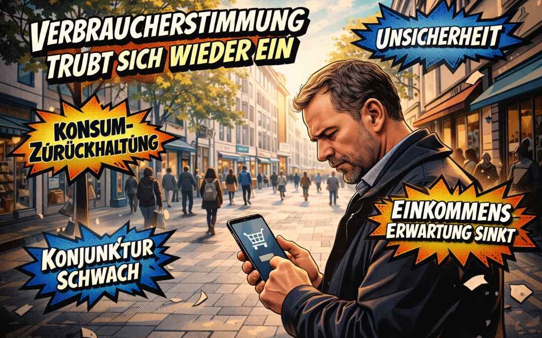 HDE-Konsumbarometer im März: Verbraucherstimmung trübt sich nach leichtem Aufschwung wieder ein