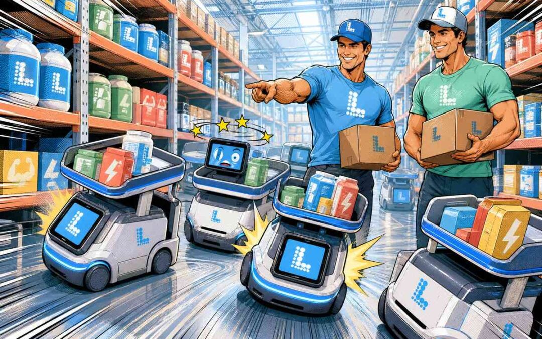 90.000 Pakete pro Tag – Roboter im Locus-Dance