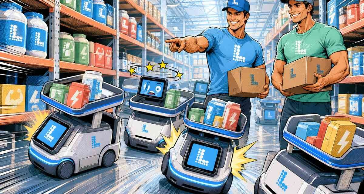 90.000 Pakete pro Tag – Roboter im Locus-Dance