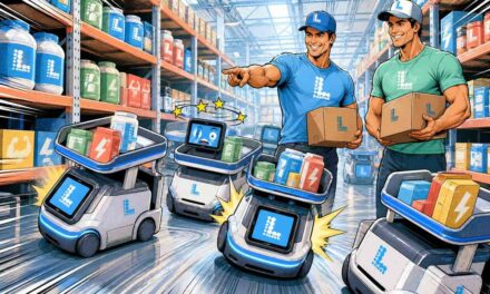 90.000 Pakete pro Tag – Roboter im Locus-Dance