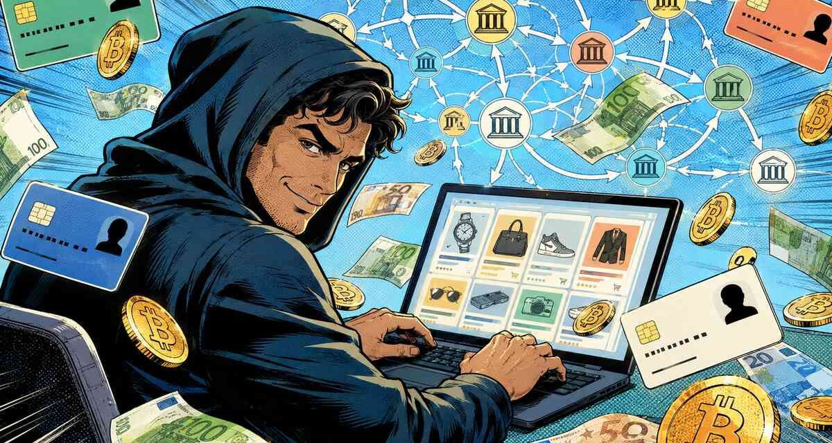 380 Strohleute: Fakeshop-Betrüger wäscht Millionen in Krypto