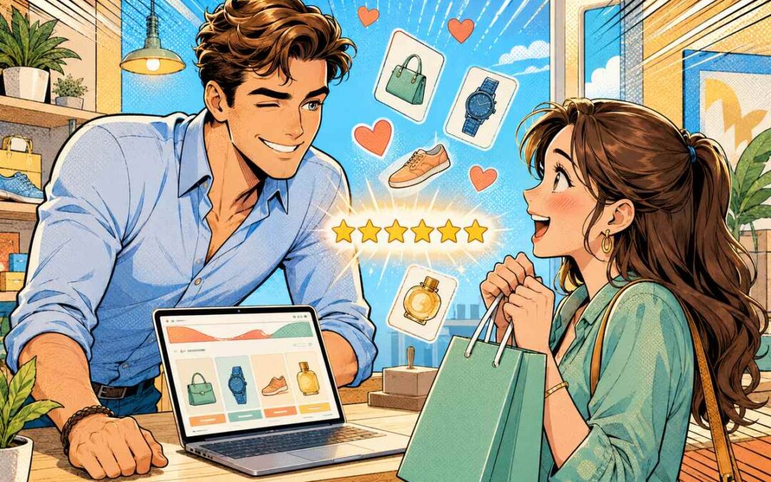 Wer gut flirten kann, der ist auch ein guter Onlinehändler sagen Studien