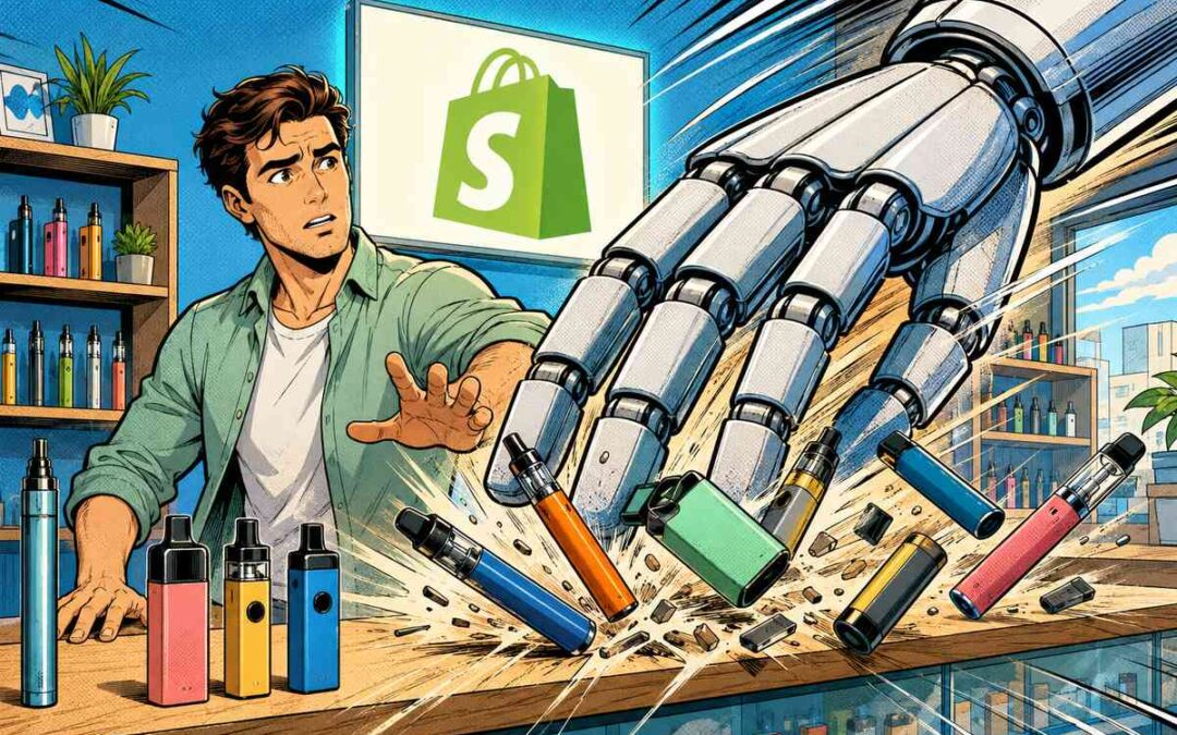 Shopify Vape-Verbot: Wenn dein SaaS-Shop zur Falle wird
