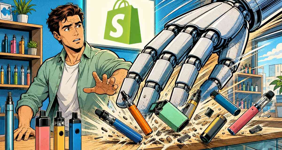 Shopify Vape-Verbot: Wenn dein SaaS-Shop zur Falle wird