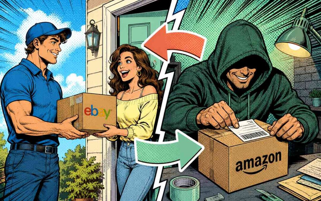 Betrugsmasche bei eBay und Amazon: Retourenlabel manipuliert